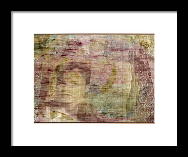 Girl Framed Print featuring the mixed media Azil by Marie Jamieson