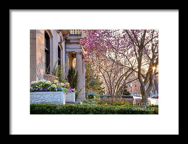 April Framed Print featuring the photograph Back Bay Spring by Susan Cole Kelly