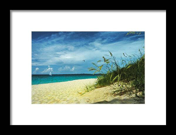 Tropical Framed Print featuring the photograph Bahamas Afternoon by Deborah Smith