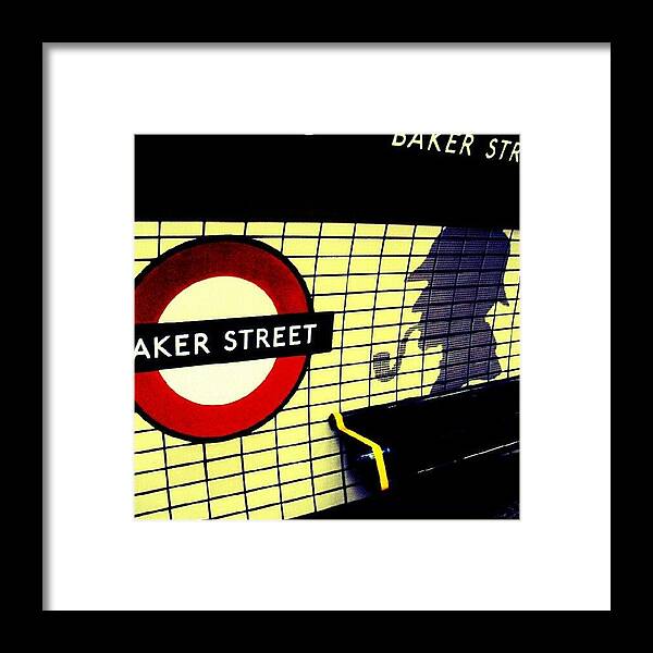 Summer2012 Framed Print featuring the photograph Baker Street Station, May 2012 | by Abdelrahman Alawwad