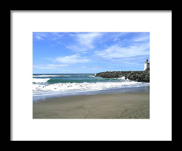 South Jetty Framed Print featuring the photograph Bandon South Jetty by Will Borden