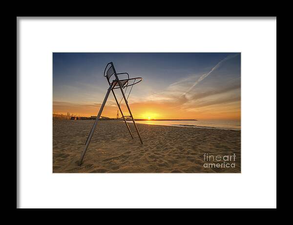 Yhun Suarez Framed Print featuring the photograph Barcelona Baywatch by Yhun Suarez