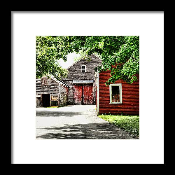 Barns Framed Print featuring the photograph Barns by HD Connelly
