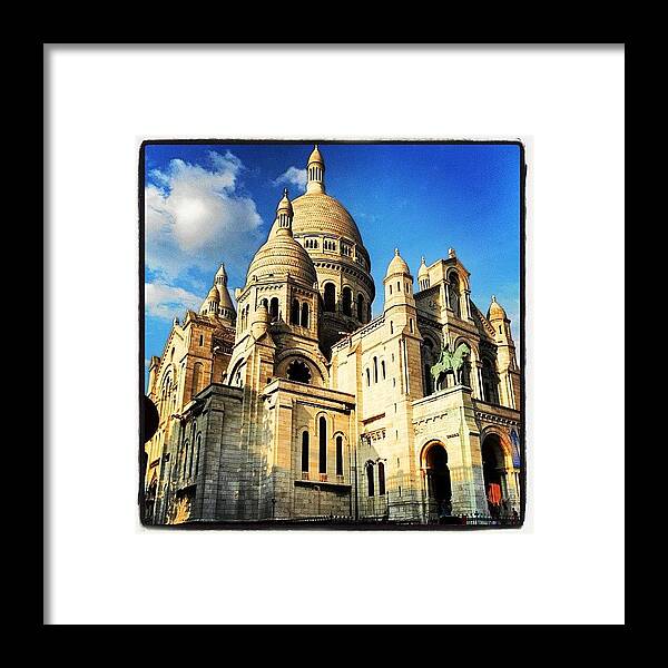 Paris Framed Print featuring the photograph Basilica Of The Sacre Coeur by Cody Barnhart