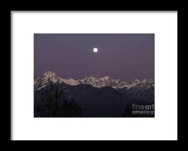 Moon Framed Print featuring the photograph Bathed in Moonlight by Fotosas Photography