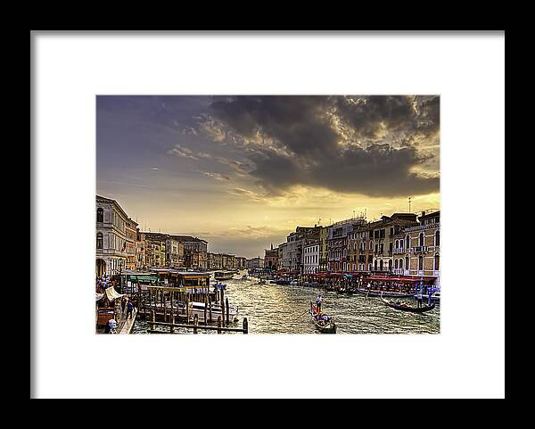 Venice Framed Print featuring the photograph Beautiful Rialto by Jose Vazquez