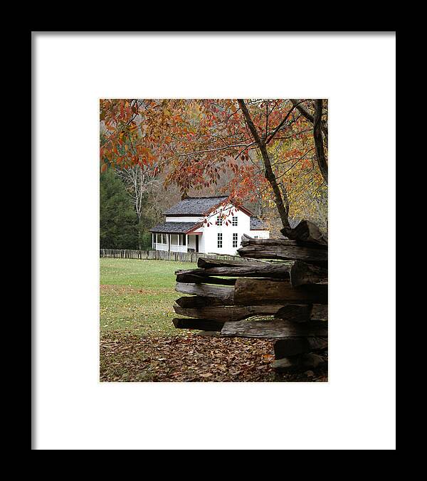 Becky Cable House Framed Print featuring the photograph Becky Cable House by TnBackroadsPhotos 