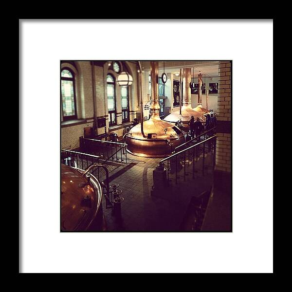 Europe Framed Print featuring the photograph Beer Brewing In Amsterdam by George Saad
