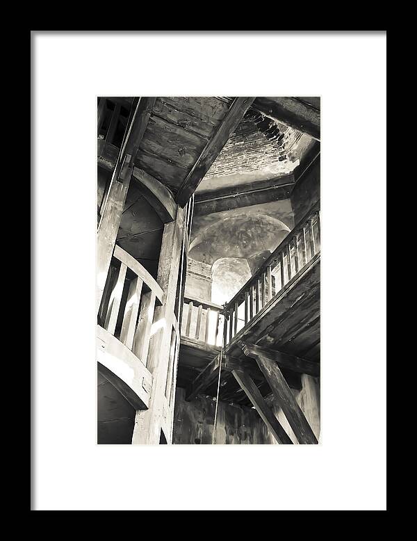 Jb Photoworks Framed Print featuring the photograph Bell towers cream III by John Bartosik
