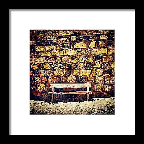 Beautiful Framed Print featuring the photograph Bench by Ernesto Cinquepalmi
