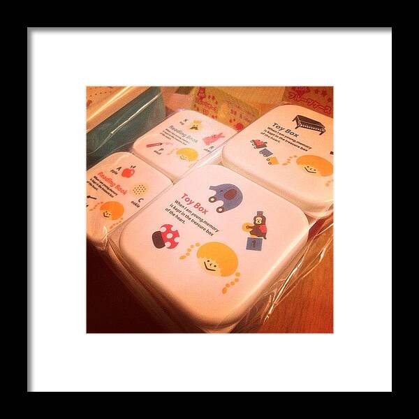 Kawaii Framed Print featuring the photograph Bento Box & Bento Lunch Supplies From by Futoshi Takami