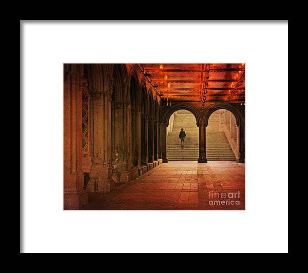 City Framed Print featuring the photograph Bethesda Passage by Deborah Smith