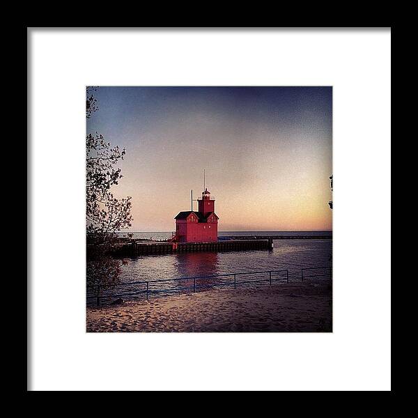 Lighthouse Framed Print featuring the photograph Big Red by Rex Pennington