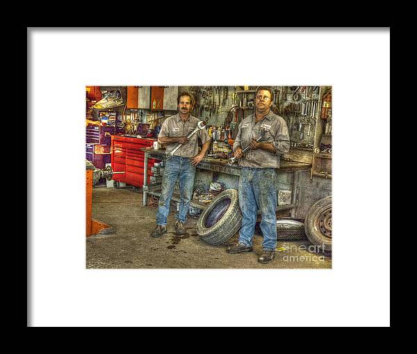 Big Wrenches Framed Print featuring the photograph Big Wrenches by William Fields