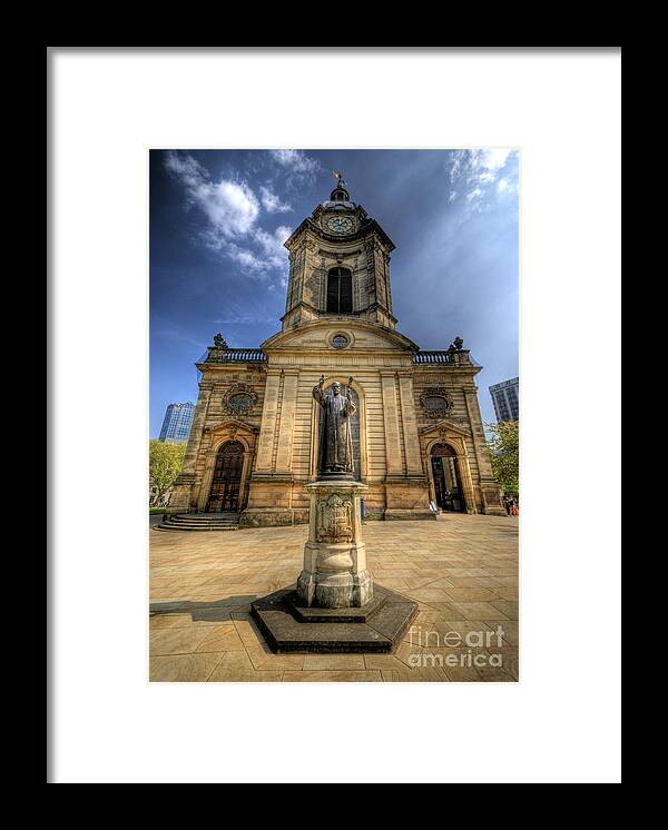 Church Framed Print featuring the photograph Birmingham Cathedral 2.0 by Yhun Suarez