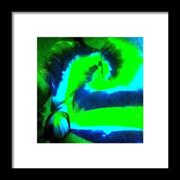 Psycadelia Framed Print featuring the photograph Black Light by Manchester Flick Chick