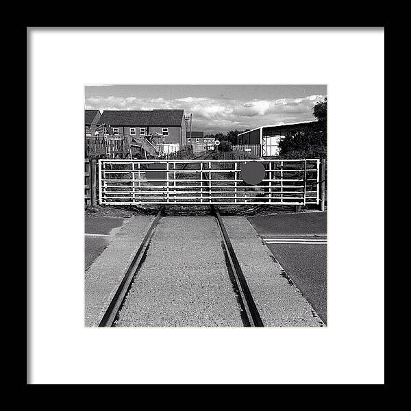Blackandwhite Framed Print featuring the photograph #blackwhite #blacknwhite #noir #grey by Daniel W