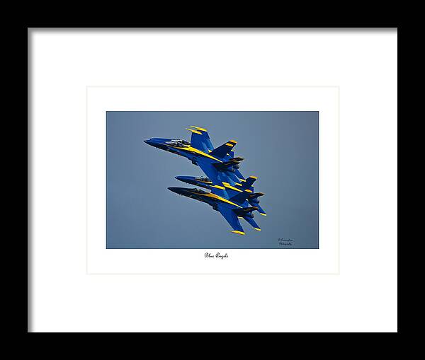 Bluer Angels Framed Print featuring the photograph Blue Angels by Dorothy Cunningham