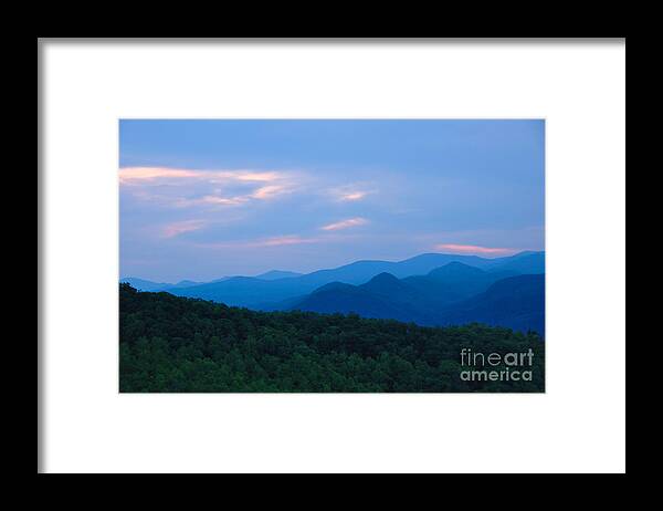 Mountain Framed Print featuring the photograph Blue Appalachian Heaven by Wayne Nielsen