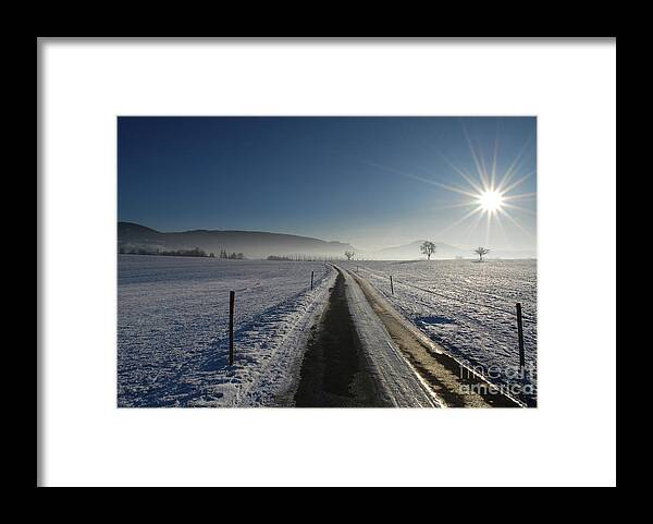 Photograph Framed Print featuring the photograph Blue World by Bruno Santoro