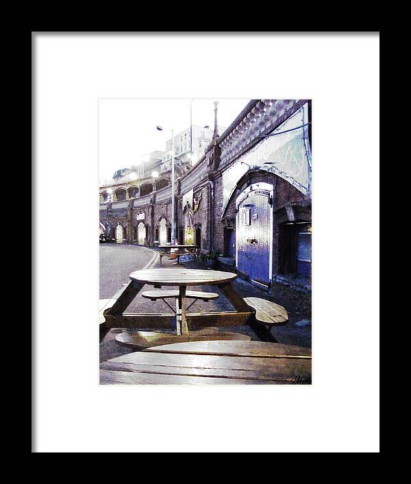 Ramsgate Framed Print featuring the photograph Blurry Pier by Laura Hol Art
