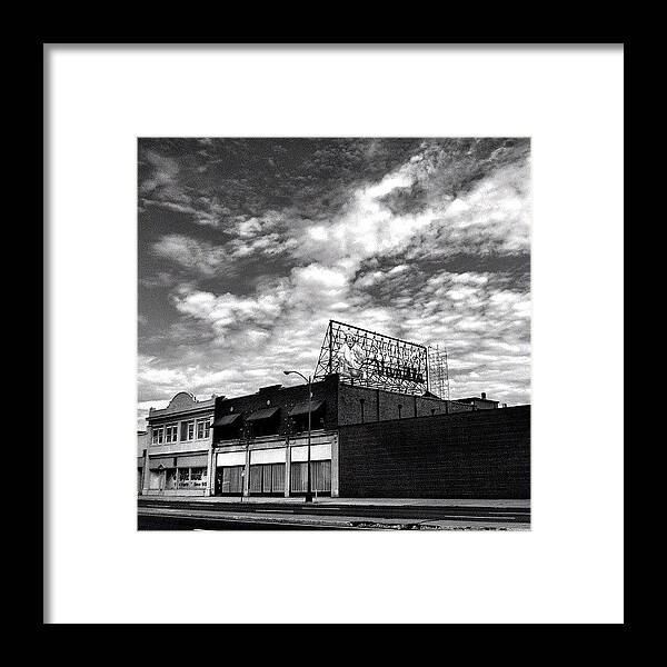 Igersrva Framed Print featuring the photograph #bnw #rva #igersrva #blackandwhite by Clifford Drake