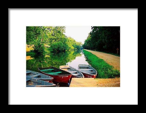 Travel Framed Print featuring the photograph Fletcher's Boat House by Claude Taylor