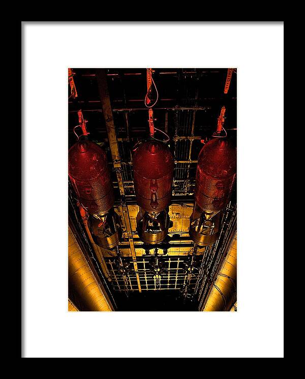 Bomb Framed Print featuring the photograph Bomb bay by Prince Andre Faubert