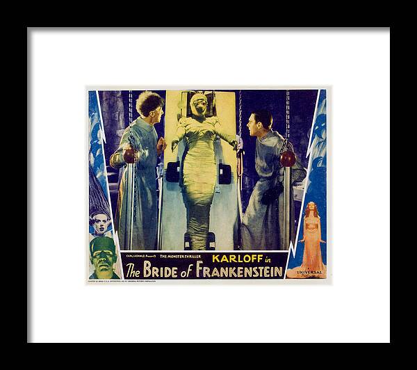 1930s Movies Framed Print featuring the photograph Bride Of Frankenstein, Ernest by Everett