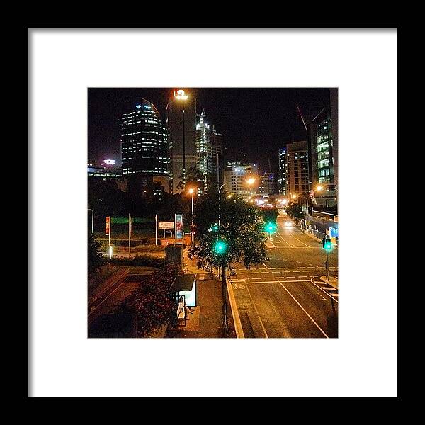 City Framed Print featuring the photograph Brisbane by Cameron Bentley