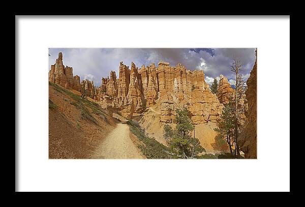 Bryce Framed Print featuring the photograph Bryce Canyon Trail by Gregory Scott