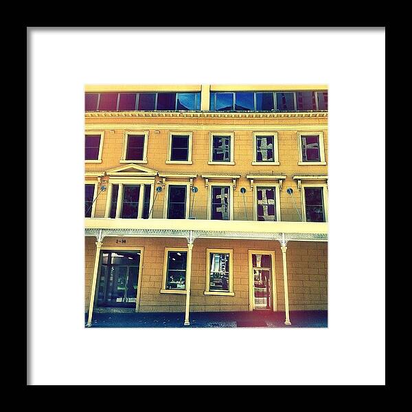 Building Framed Print featuring the photograph #building #old #window #city by Glen Offereins