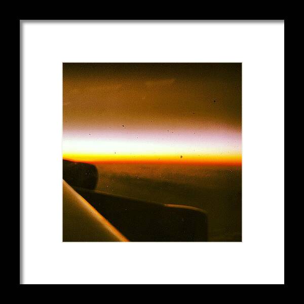 Sun Framed Print featuring the photograph Burning Horizon by Dan Layton