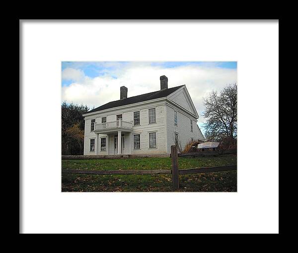 Bybee Framed Print featuring the photograph Bybee Howell House by Kelly Manning