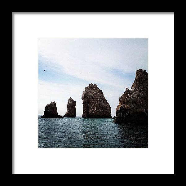 Cabo Framed Print featuring the photograph Cabo San Lucas Rocks by Todd Peoples