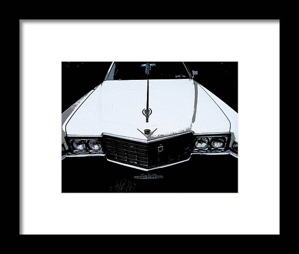 Automobile Framed Print featuring the photograph Cadillac Pimp Mobile by Kym Backland