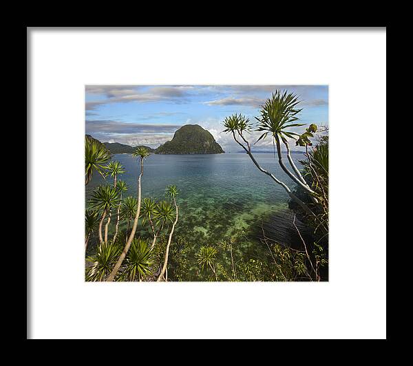 00486980 Framed Print featuring the photograph Cadlao Island Near El Nido Palawan by Tim Fitzharris