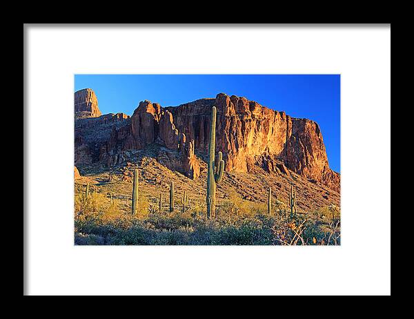 Landscape Framed Print featuring the photograph Calm Winter Evening by Gary Kaylor