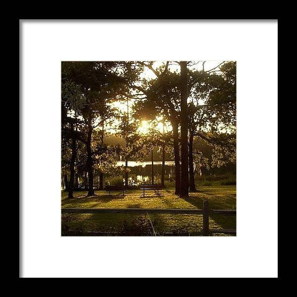 Instagram Framed Print featuring the photograph Camel Lake, Bristol, Fl #lake #water by April J