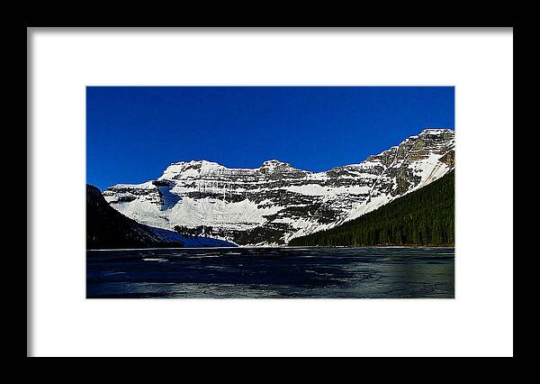 Waterton Lakes National Park Framed Print featuring the photograph Cameron Lake by Blair Wainman
