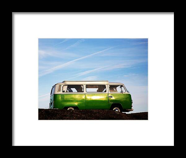 Camper Framed Print featuring the photograph Camper Van by David Harding