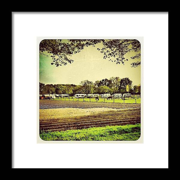 Jj Framed Print featuring the photograph Camping Heide In #venray by Wilbert Claessens