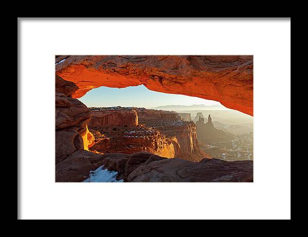 Canyonlands Framed Print featuring the photograph Canyonlands Sunrise by D Robert Franz