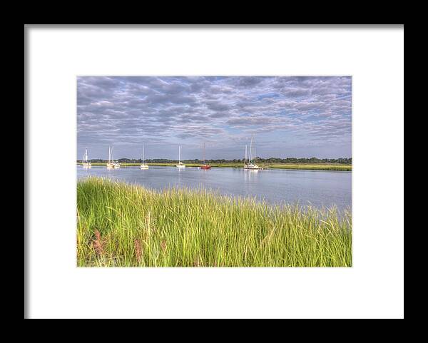 Cape May Framed Print featuring the photograph Cape May Sailboats by Tom Singleton