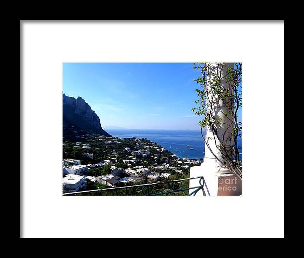 Capri Framed Print featuring the photograph Capri by Tatyana Searcy