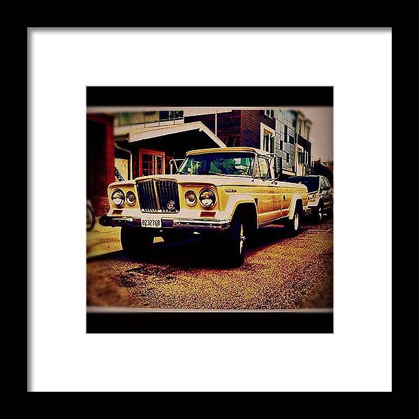 Classiccar Framed Print featuring the photograph #car #truck #oldie #ford #chevrolet by Tyler Rice