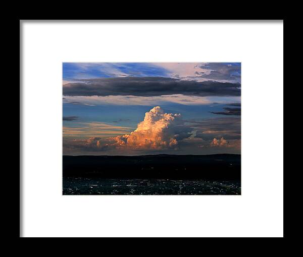 Clouds Framed Print featuring the photograph Castle in the Sky by Azthet Photography