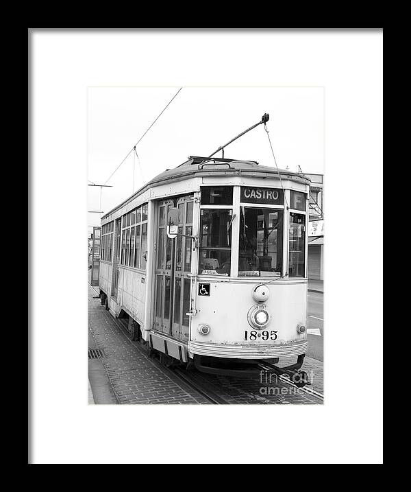California Framed Print featuring the photograph Castro Trolley by Eric Foltz
