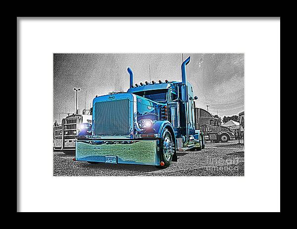Trucks Framed Print featuring the photograph Catr0298-12 by Randy Harris