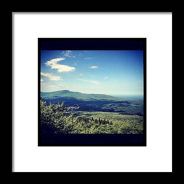  Framed Print featuring the photograph Catskill Mtn Vista by Prairie Rose